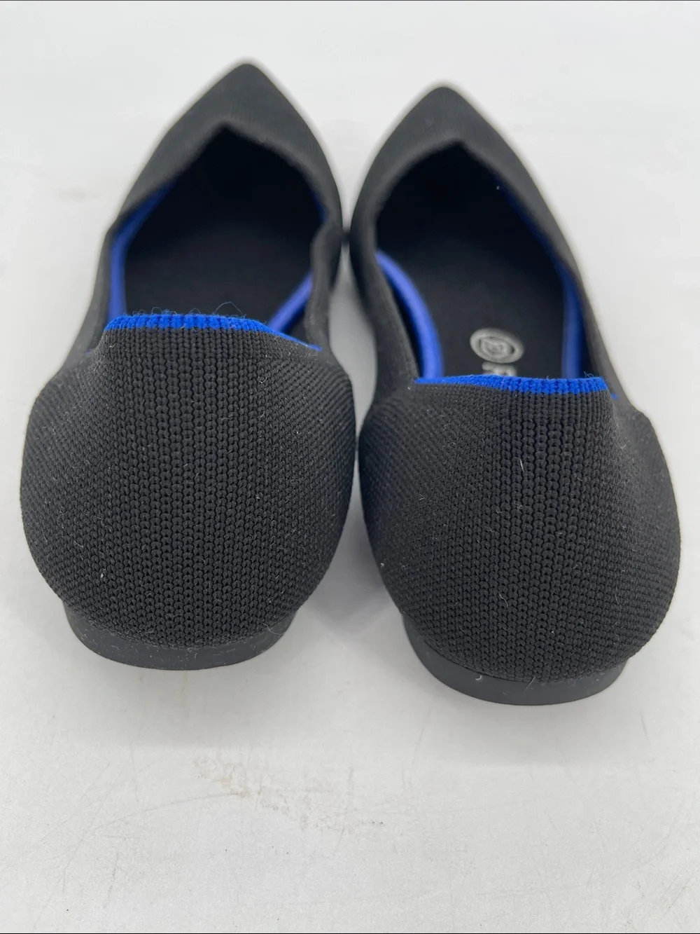 Rothy's Black The Point Flats Women Size 9